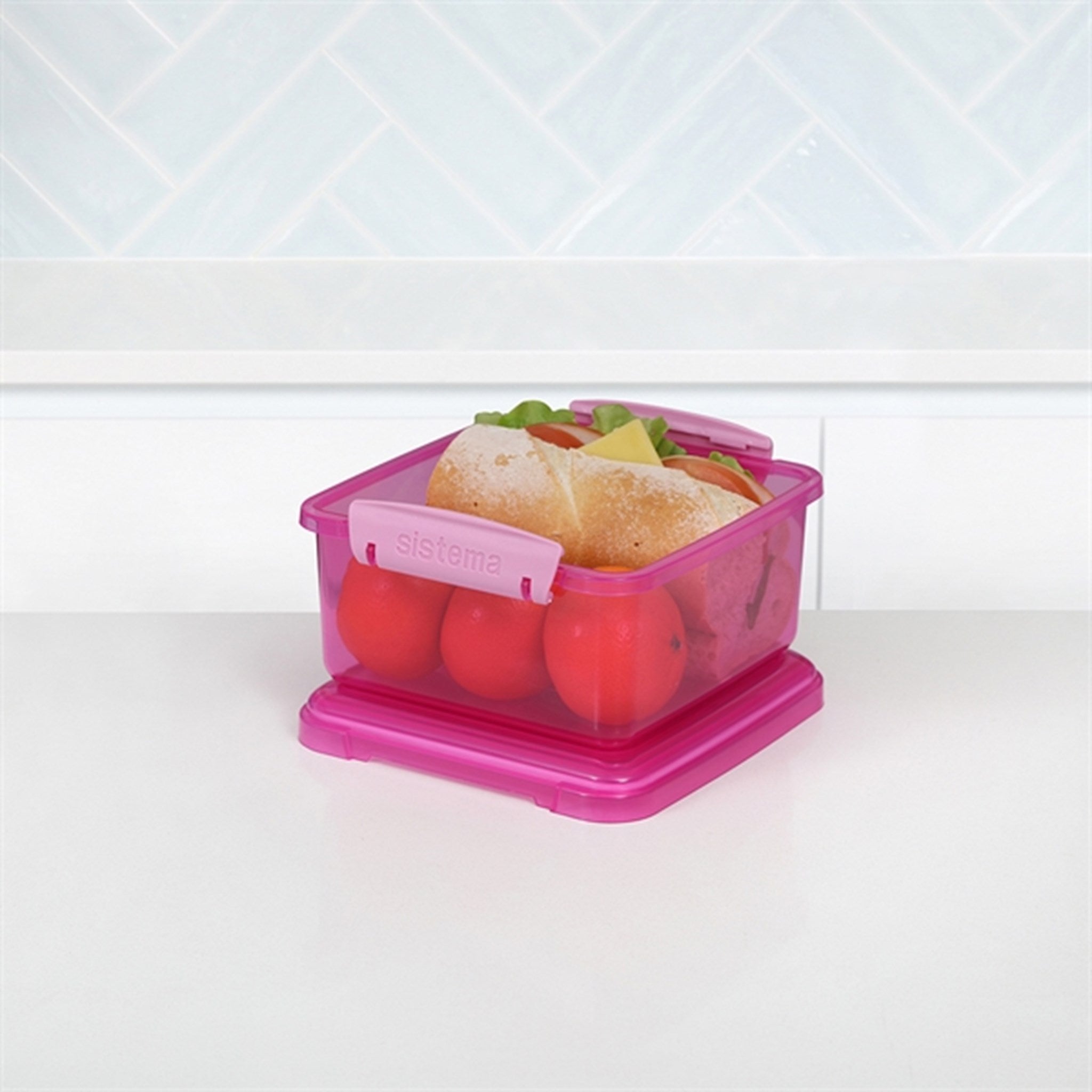 Sistema Lunch Plus Lunch Box 1,2 L Pink 3