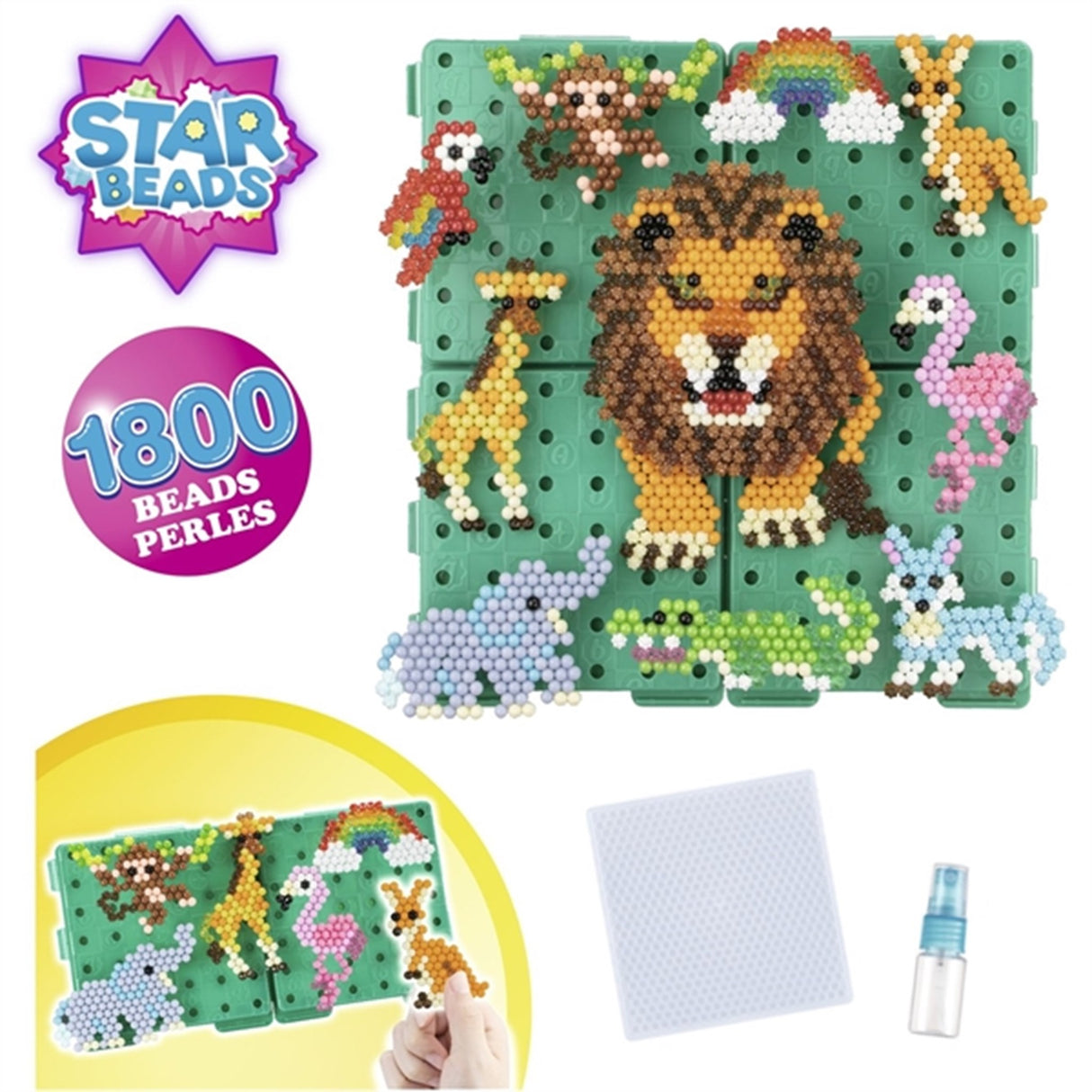 Aquabeads Wild Safari Scene Bead Set 4