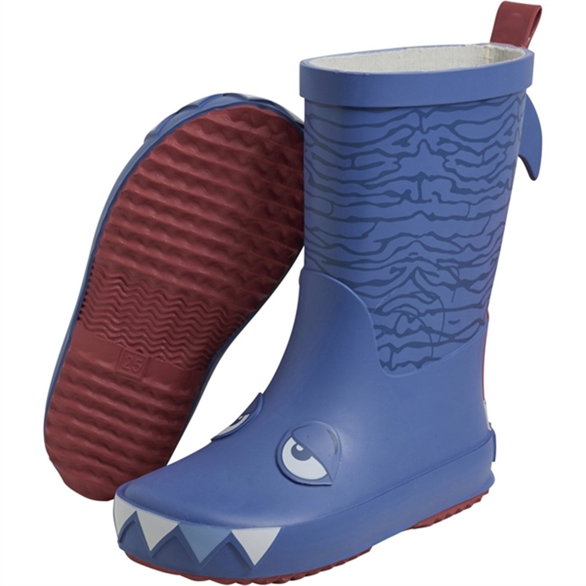 CeLaVi Rain Boots Shark Federal Blue 3