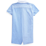 Ralph Lauren Baby Boy Jumpsuit Harbor Island Blue/White 2