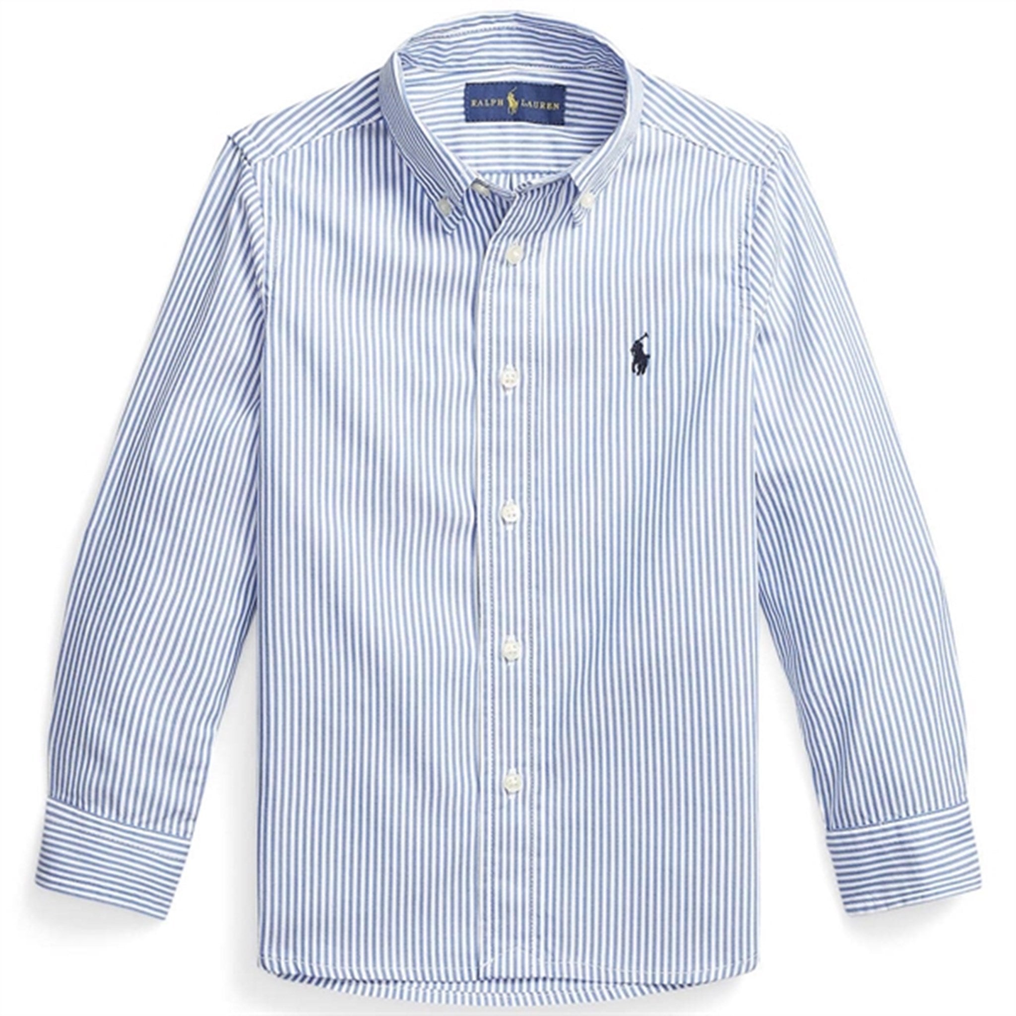 Polo Ralph Lauren Boy Long Sleeved Shirt BSR Blue/White