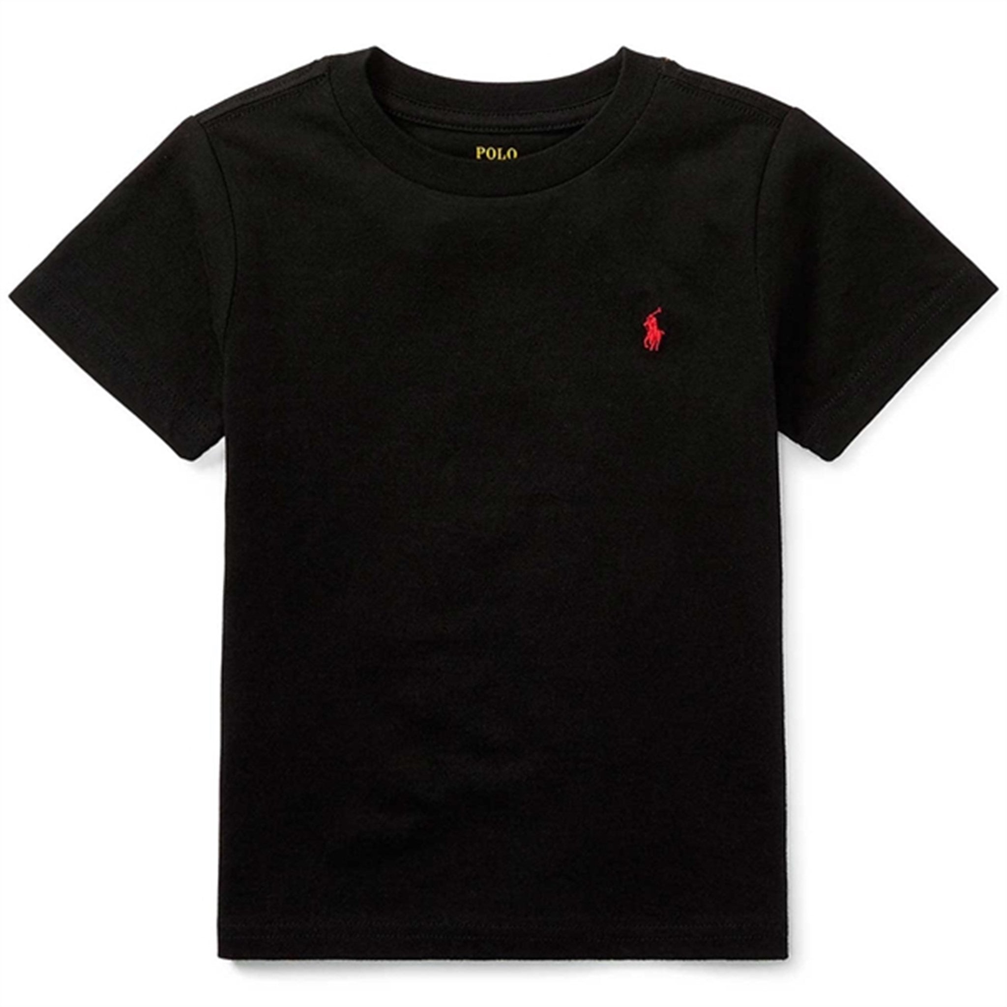 Buy Polo Ralph Lauren Boy Short Sleeved T-shirt Black | Luksusbaby