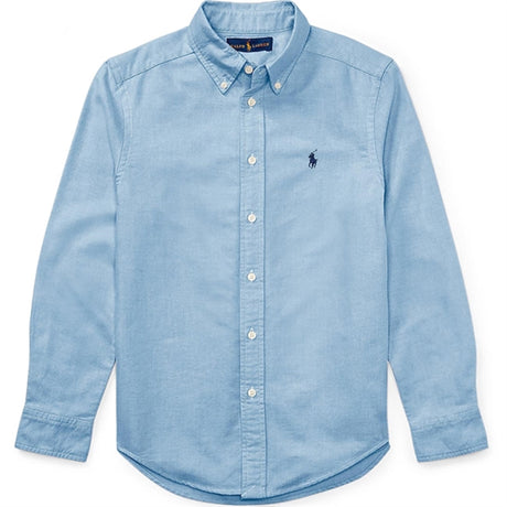 Polo Ralph Lauren Boy Long Sleeved Shirt BSR BluePolo Ralph Lauren Boy Slim Fit Shirt Blue