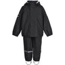 Mikk-Line Rainwear Jacket And Pants Black