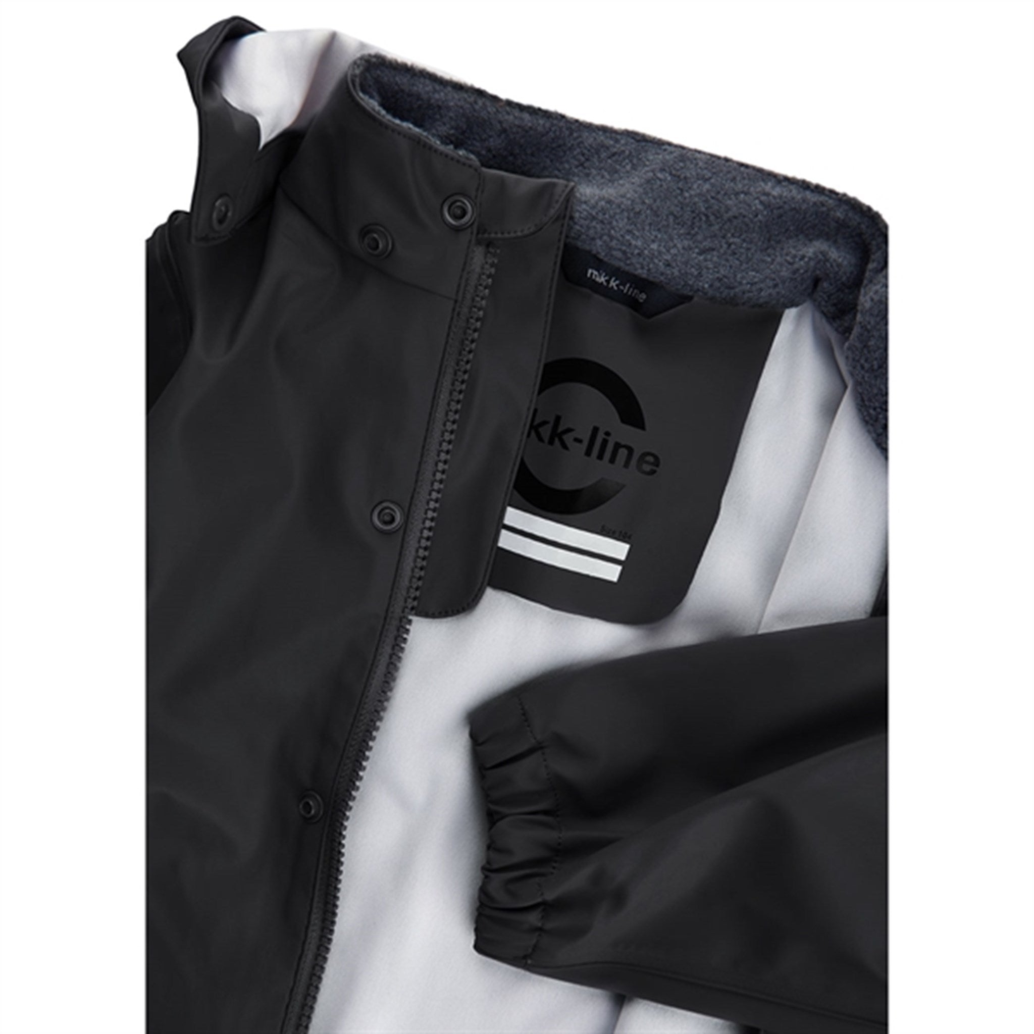 Mikk-Line Rainwear Jacket And Pants Black 5
