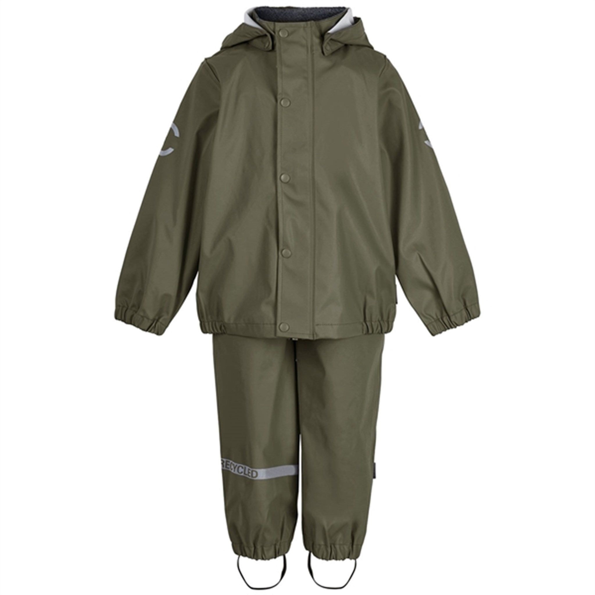 Mikk-Line Rainwear Jacket And Pants Dusty Olive