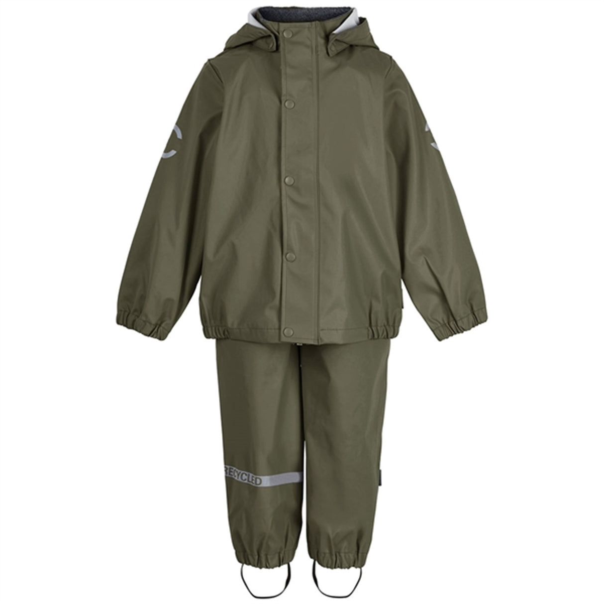 Mikk-Line Rainwear Jacket And Pants Dusty Olive