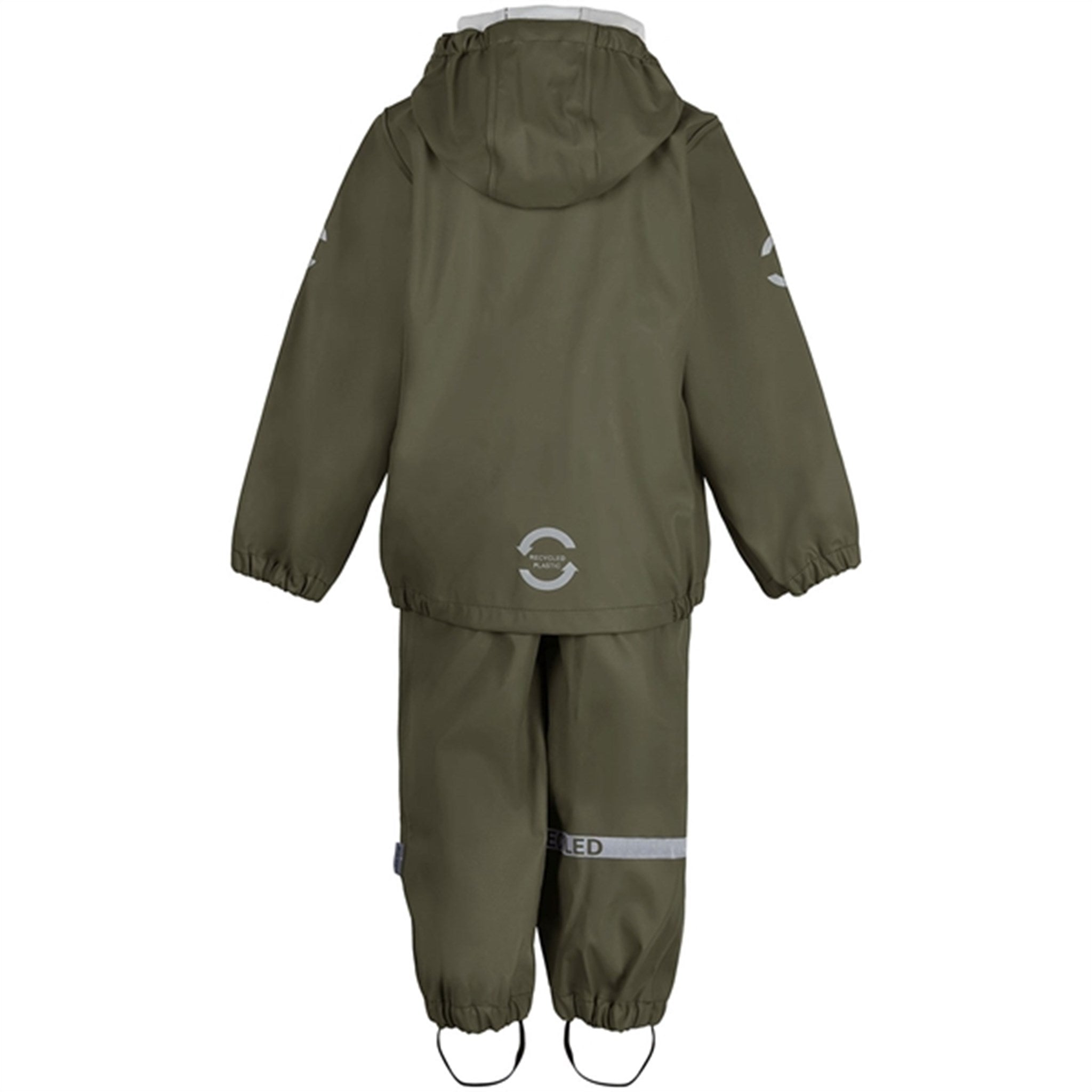 Mikk-Line Rainwear Jacket And Pants Dusty Olive 4