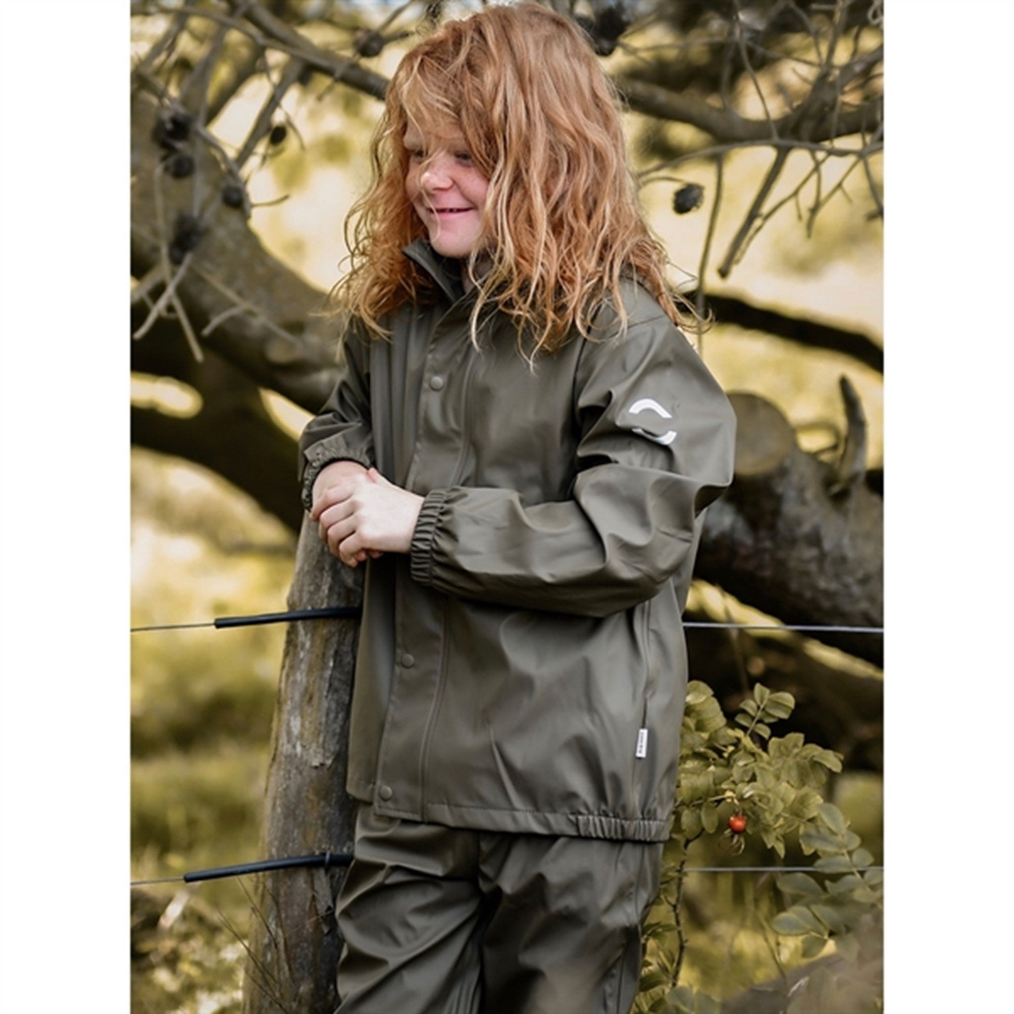 Mikk-Line Rainwear Jacket And Pants Dusty Olive 2