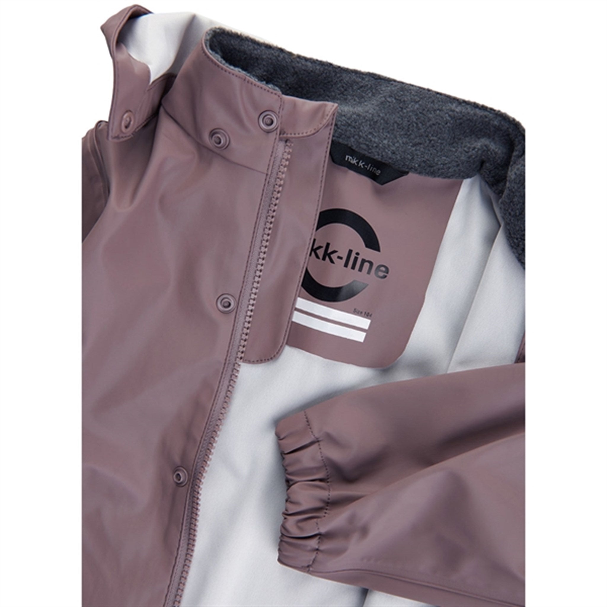 Mikk-Line Rainwear Jacket And Pants Twilight Mauve 5