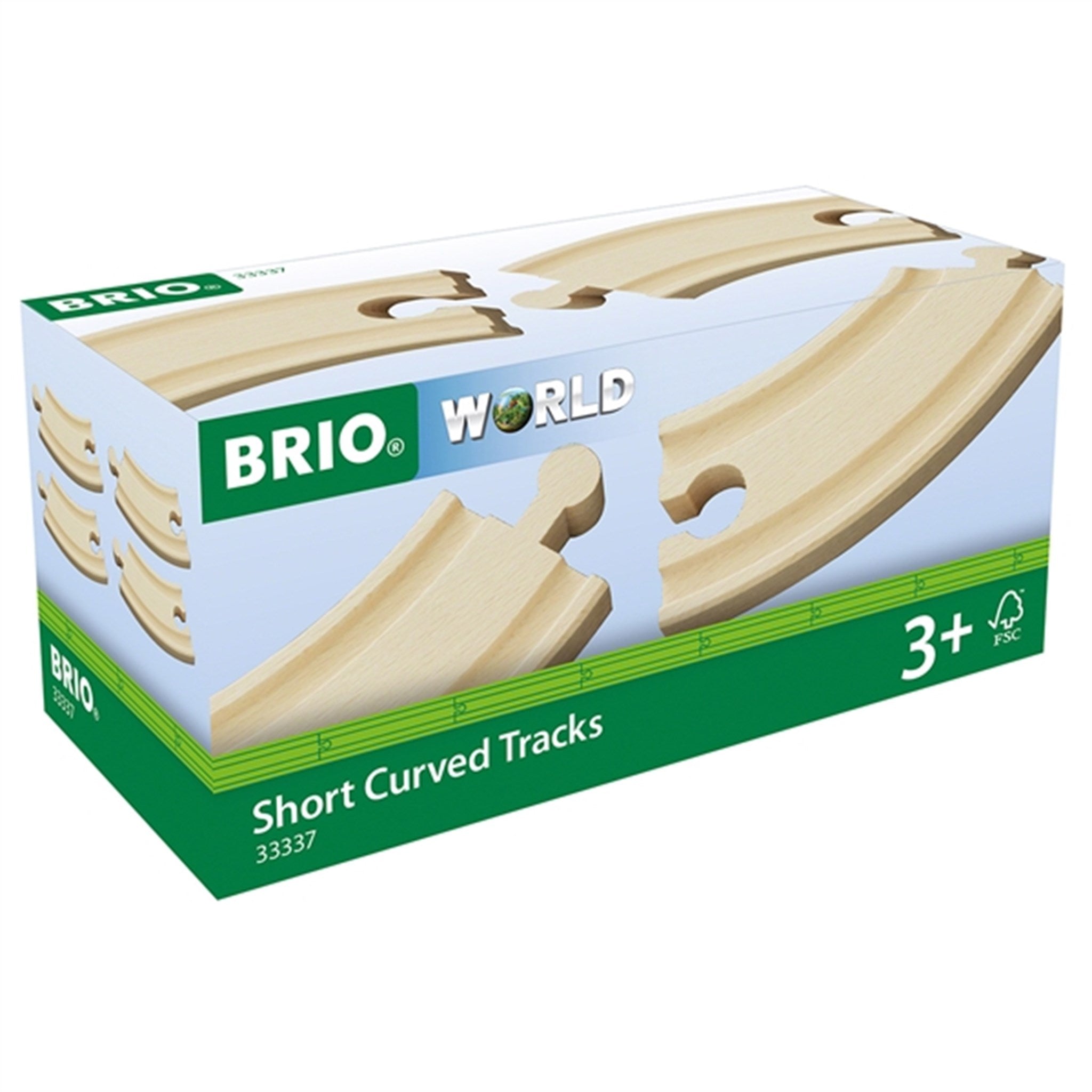 BRIO® Short Curved Tracks 2