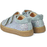 Angulus Glitter Sneaker W. Velcro Mint Glitter/Mint