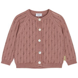 Hust & Claire Baby Ash Rose Cleo Knit Cardigan