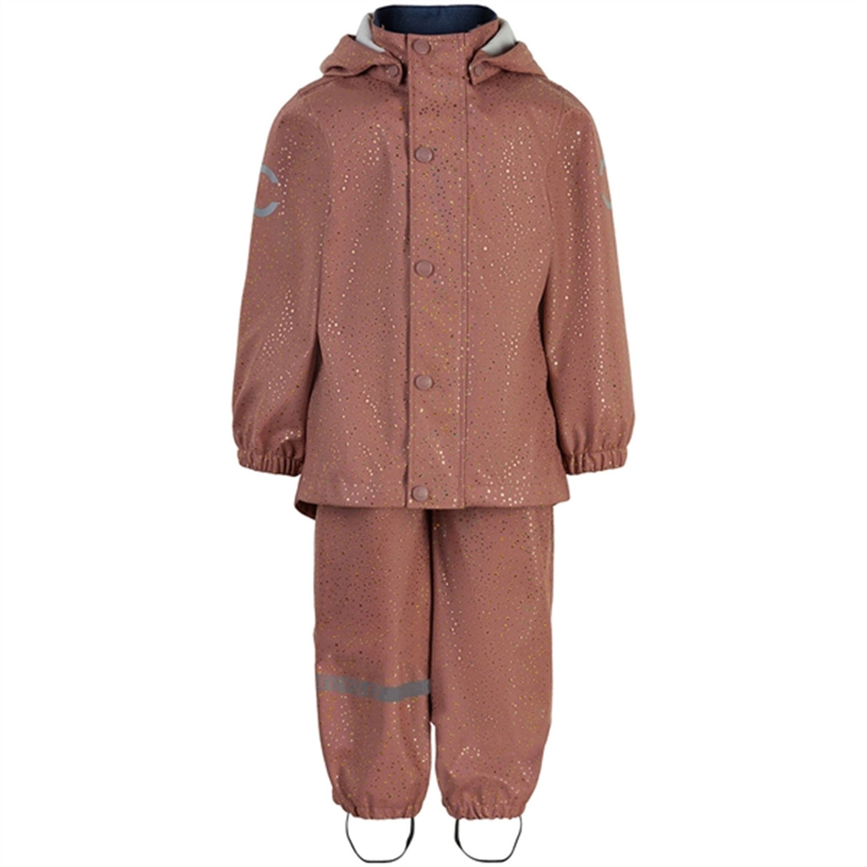 Mikk-Line Rainwear Jacket And Pants Burlwood Glitter