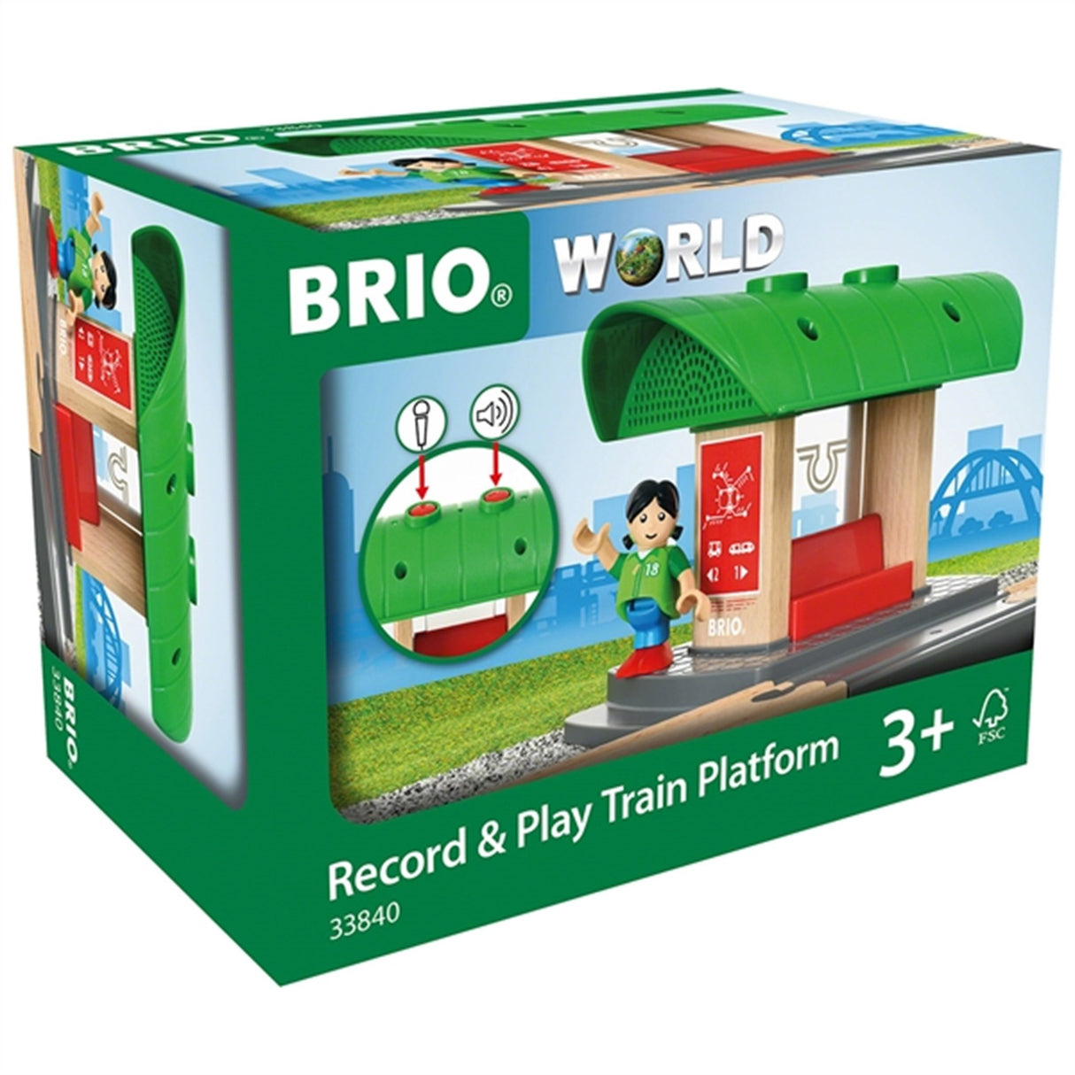 BRIO® Record & Play Train Platform