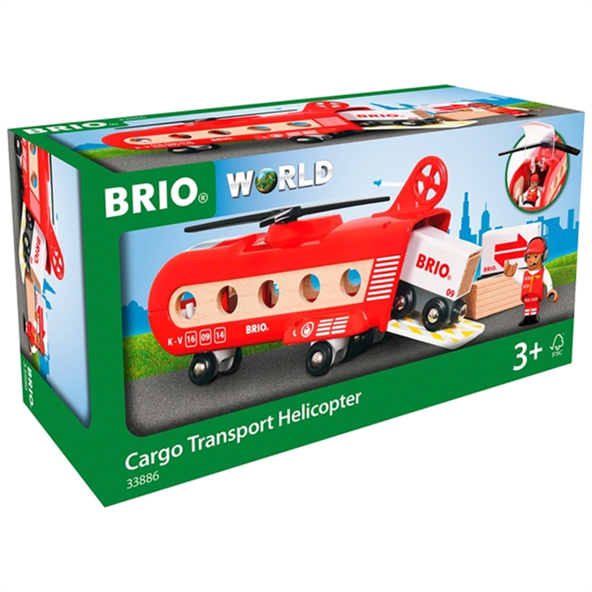 BRIO® Cargo Transport Helicopter 2