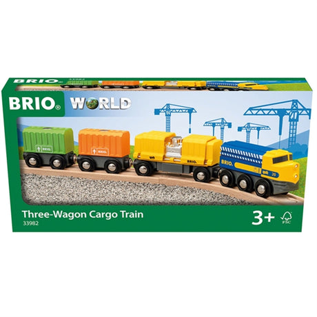 BRIO® 3 Wagon Cargo Train