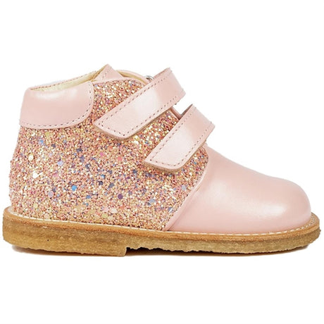 Angulus Starter Shoe Pale Rose/Rose Glitter 2