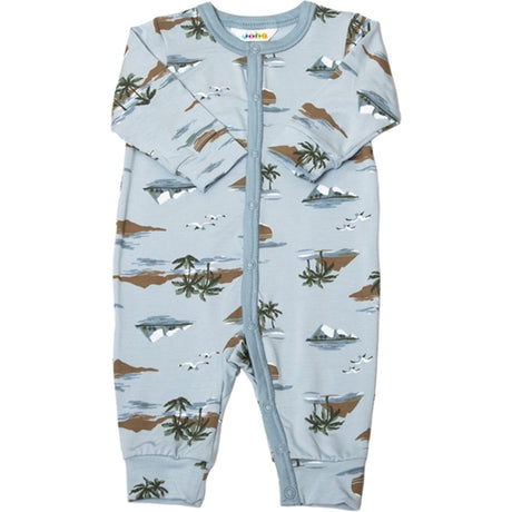 Joha Bamboo Blue AOP Nightsuit