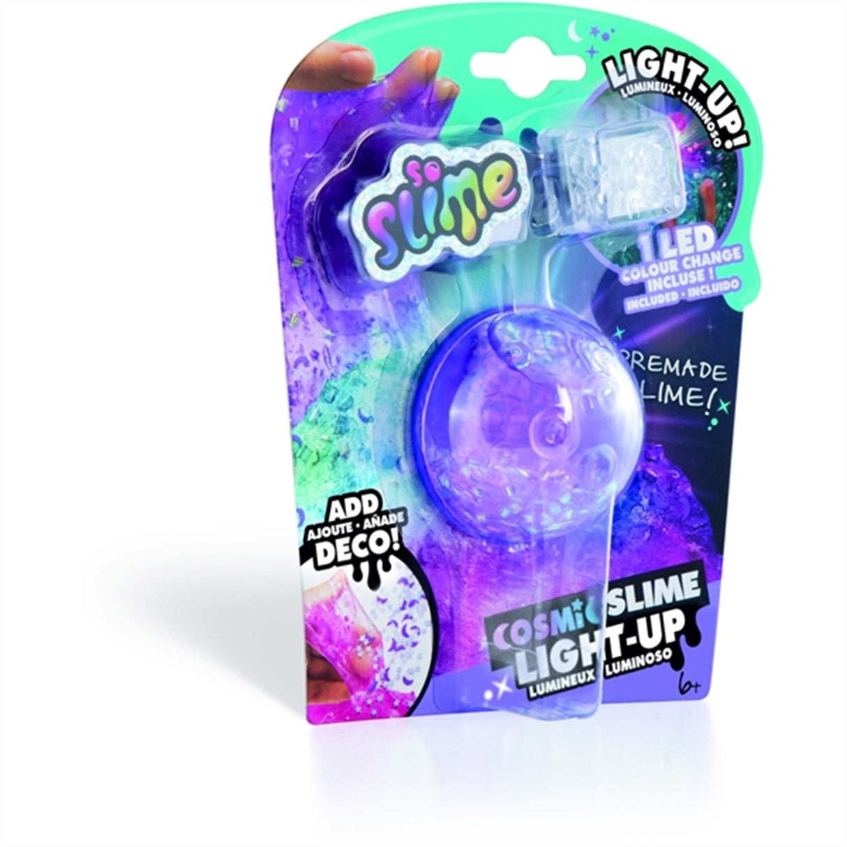 So Slime Light Up Cosmic Crunch Purple