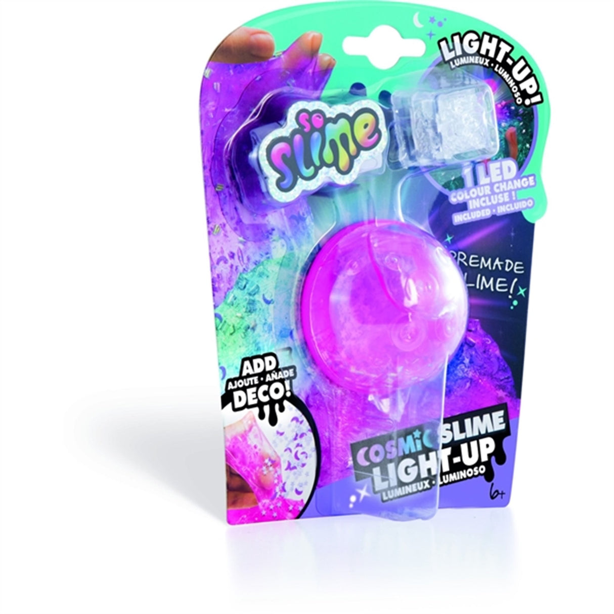 So Slime Light Up Cosmic Crunch Pink