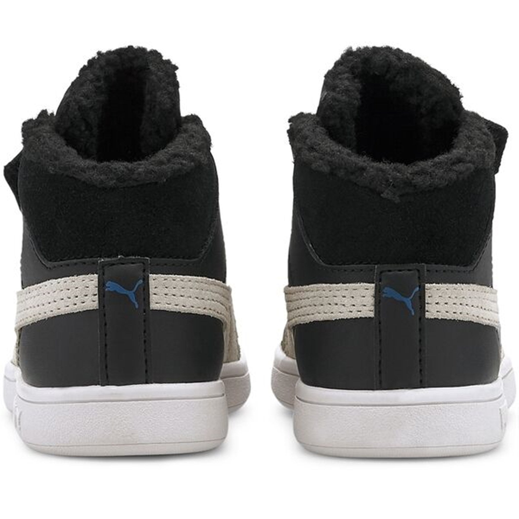 Puma Sneakers Smash v2 Mid Fur Black/White 3