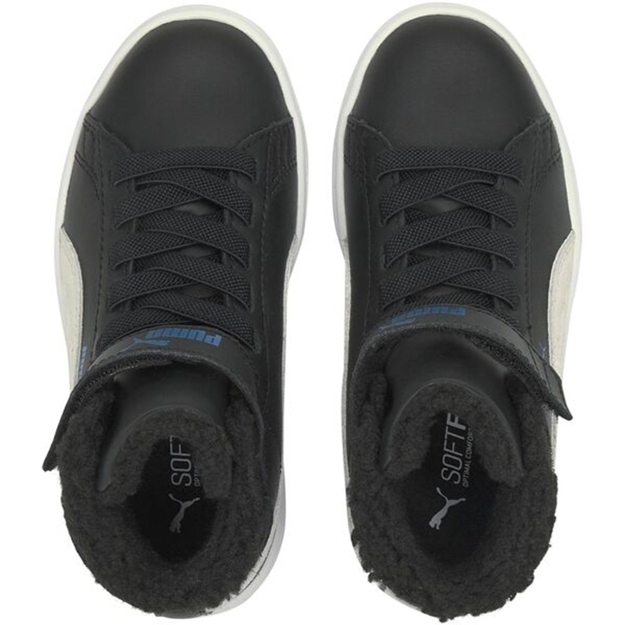Puma Sneakers Smash v2 Mid Fur Black/White 4