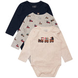 Hust & Claire Baby Navy Bertram Body 3-pack