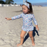 Petit Crabe Betsy B Sydney Swim Shirt Liberty© fabric