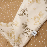 Pippi Nightsuit w. Feet & Buttons 2-Pack Whitecap Gray