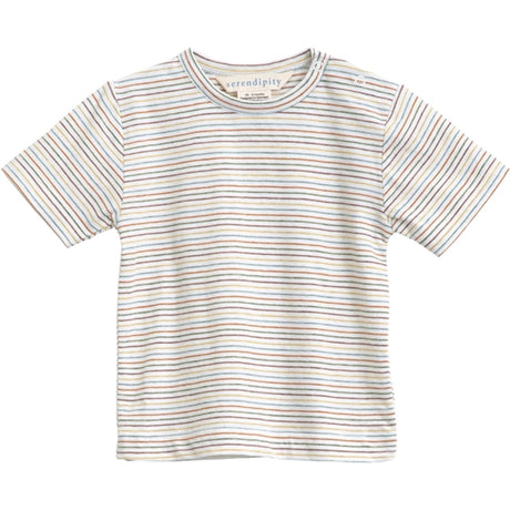 Serendipity Rainbow Stripe Baby Jersey T-shirt