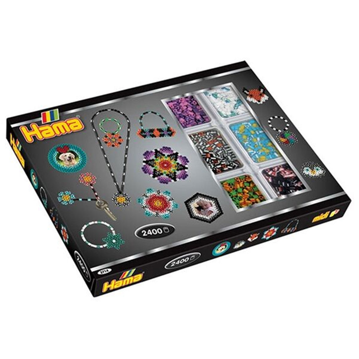 HAMA Midi Activity Box Striped Beads