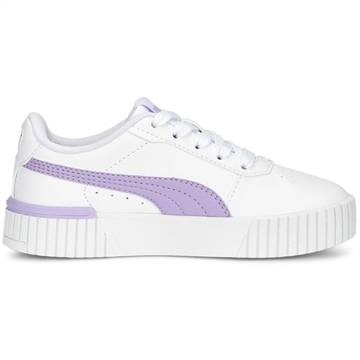 Puma Carina 2.0 PS White-Vivid Violet-Silver Sneakers