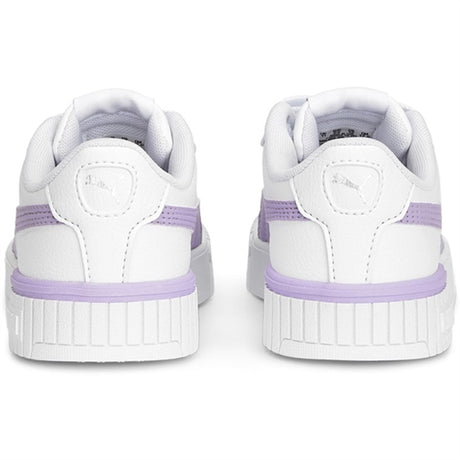 Puma Carina 2.0 PS White-Vivid Violet-Silver Sneakers