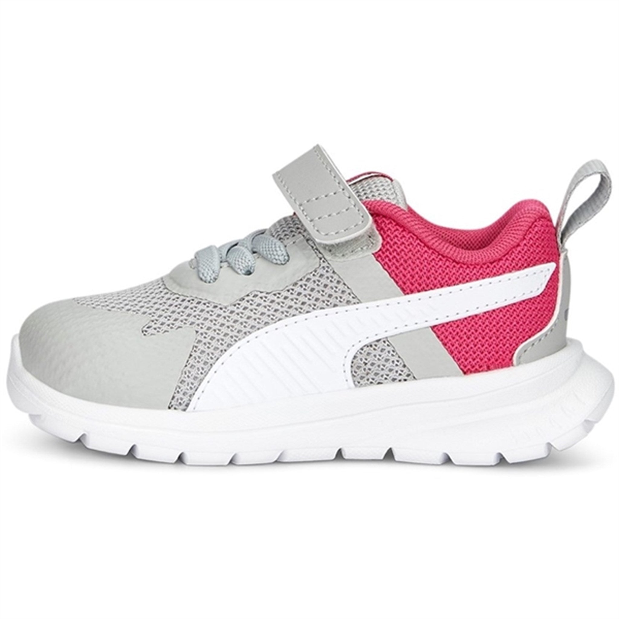 Puma Evolve Run Mesh AC+ Inf Cool Light Gray-White-Glowing Pink Sneakers 4