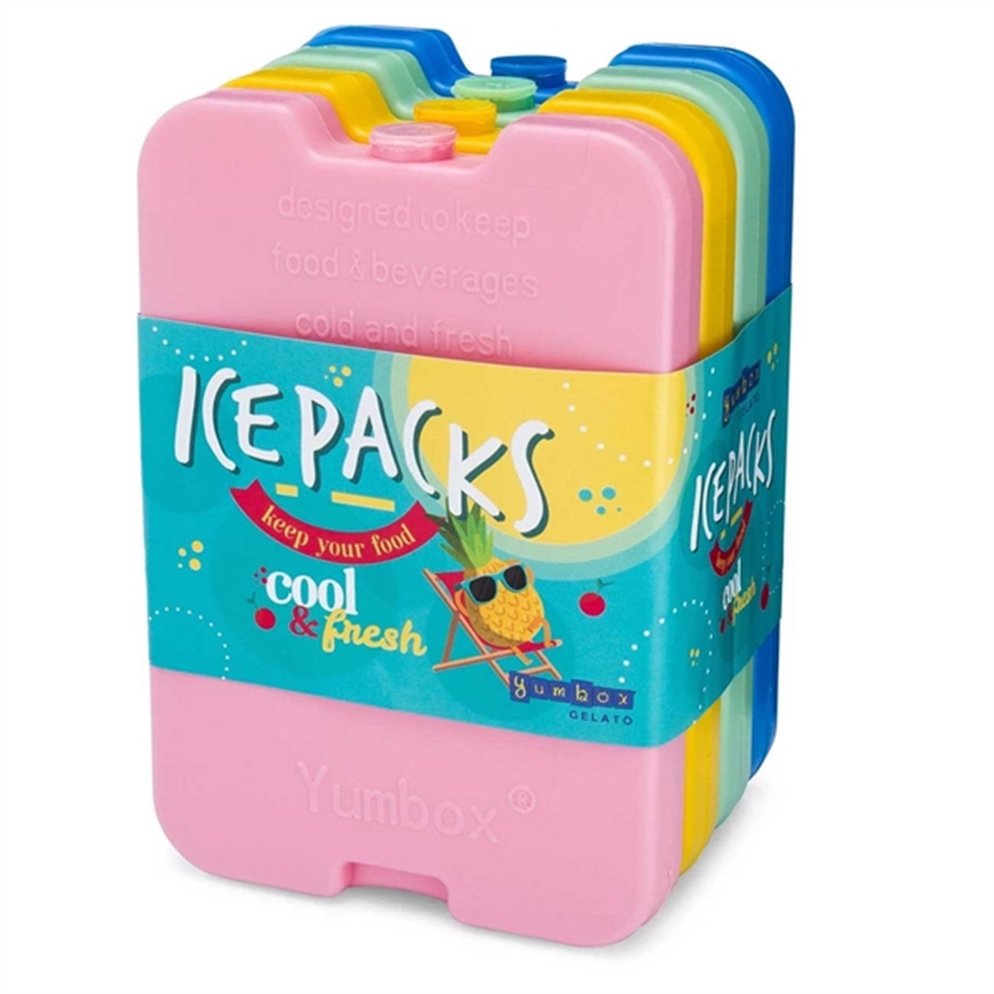 Yumbox Ice Packs Set 4-pack Multi Coolers