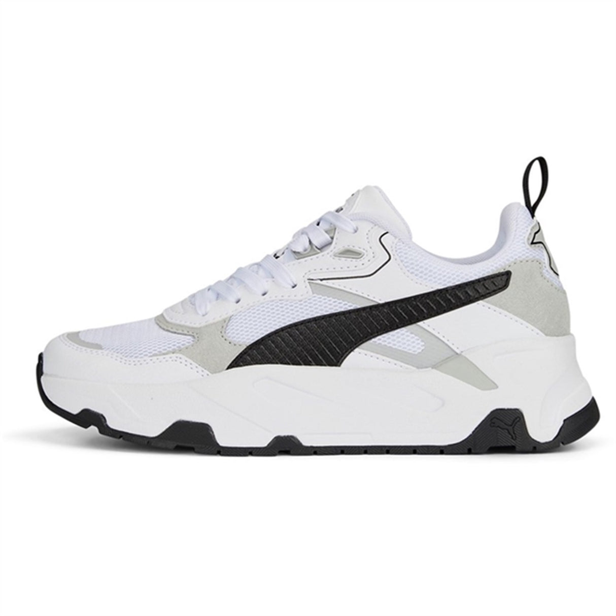 Puma Trinity Jr White-Black-Cool Light Gray Sneakers