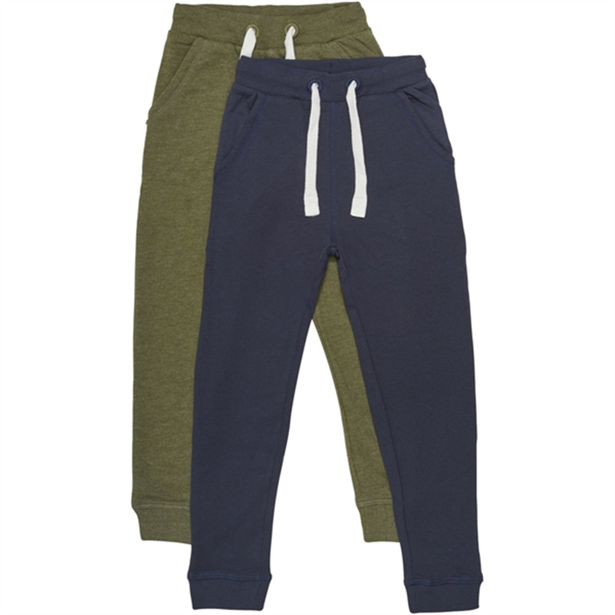 Minymo Dark Olive Sweatpants Basis 36 2-pack NOOS