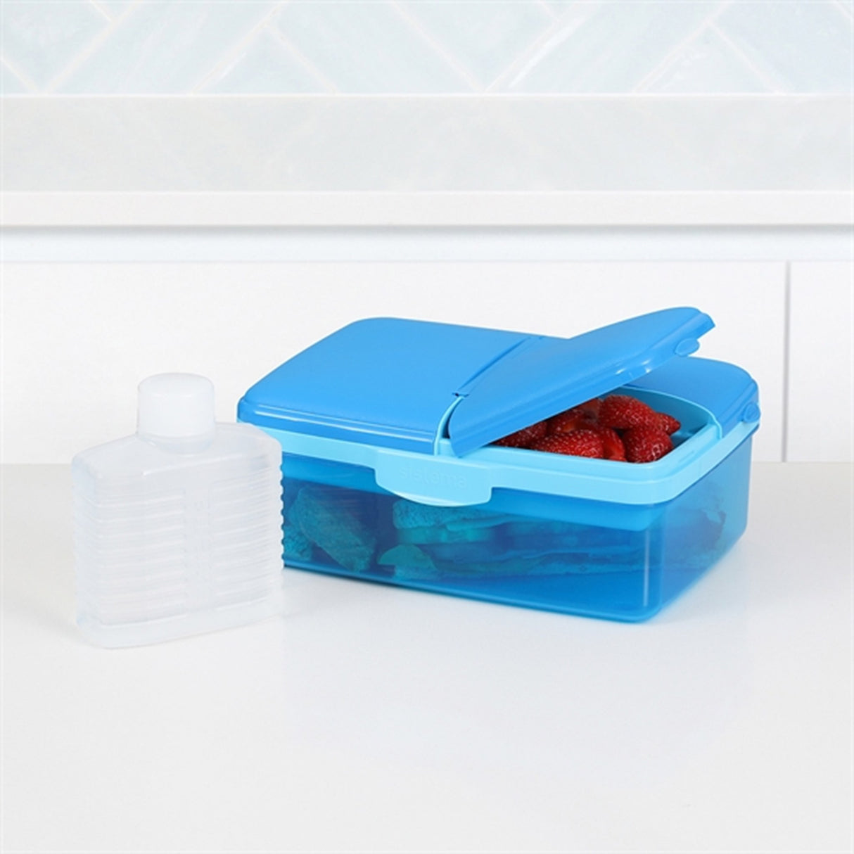 Sistema Slimline Quaddie Lunch Box 1,5 L Blue 3