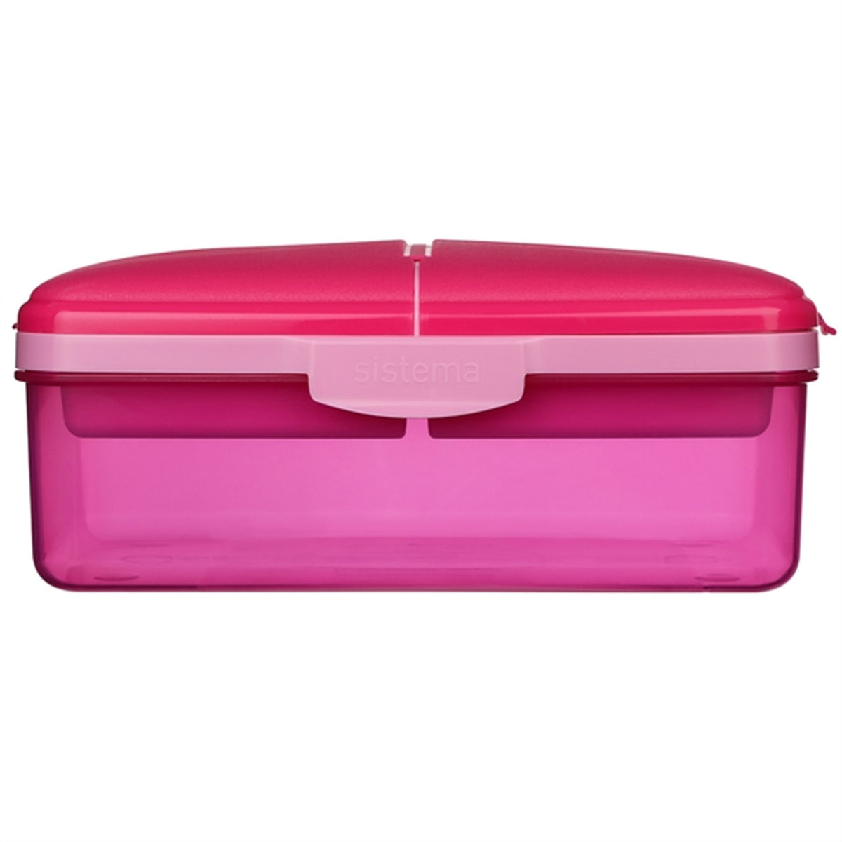 Pink Color Lunch Box Slimline Quaddie Lunch Box 1,5 L Pink - Sistema | Luksusbaby