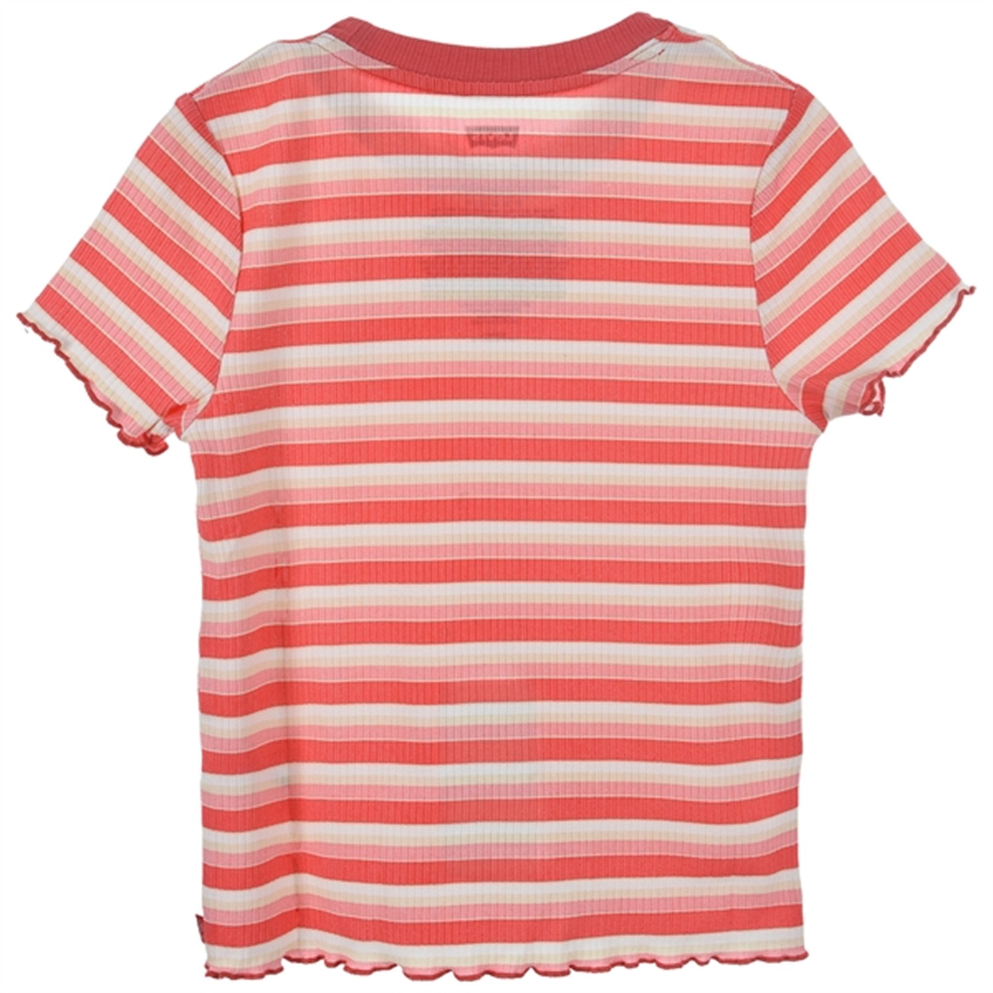Levi's Striped Meet and Greet T-shirt Pink 4