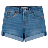 Levi's Cuffed Girlfriend Shorts Blue 4