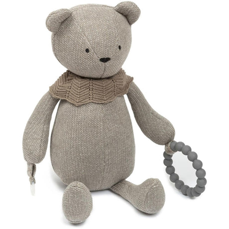 Smallstuff Activity Toy Bear Sandy/Grey