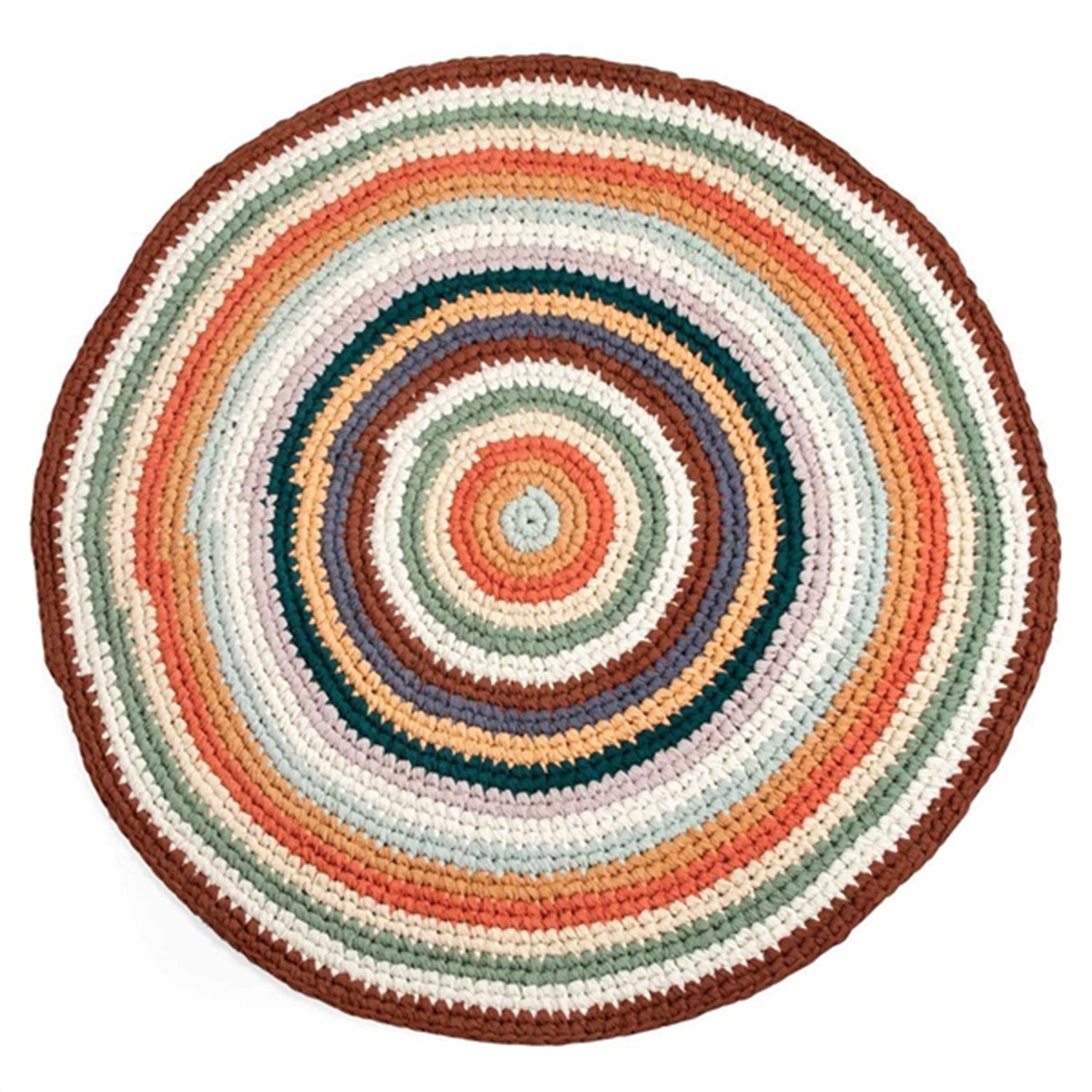 Sebra Crochet Floor Mat Mixed Colors