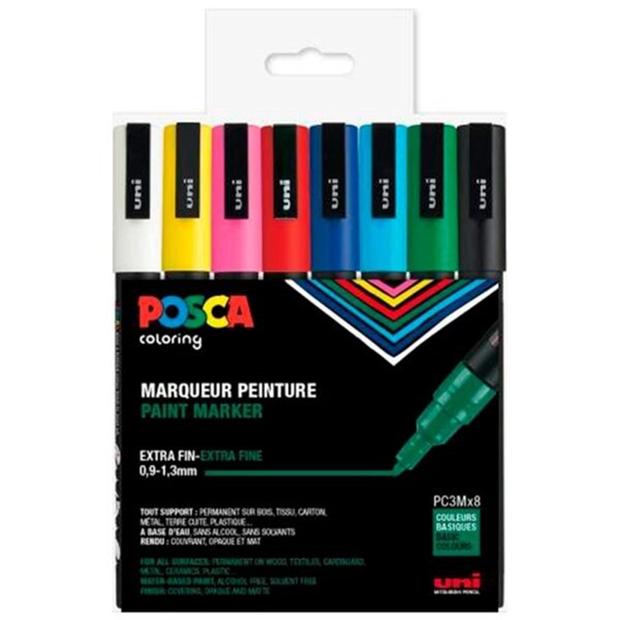 Posca Uni Marker PC-3 8 Colors