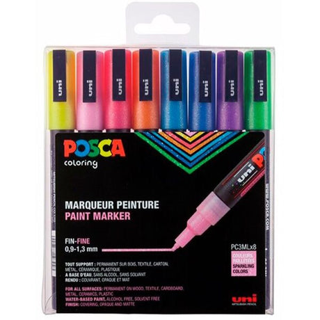 Posca Uni Marker PC-3 8 Colors