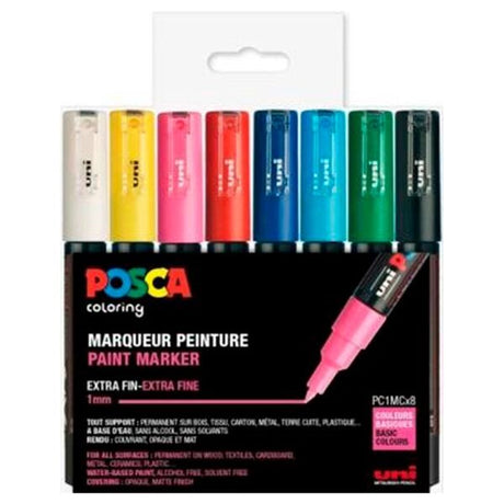 Posca Uni Marker PC-1MC 8 Colors