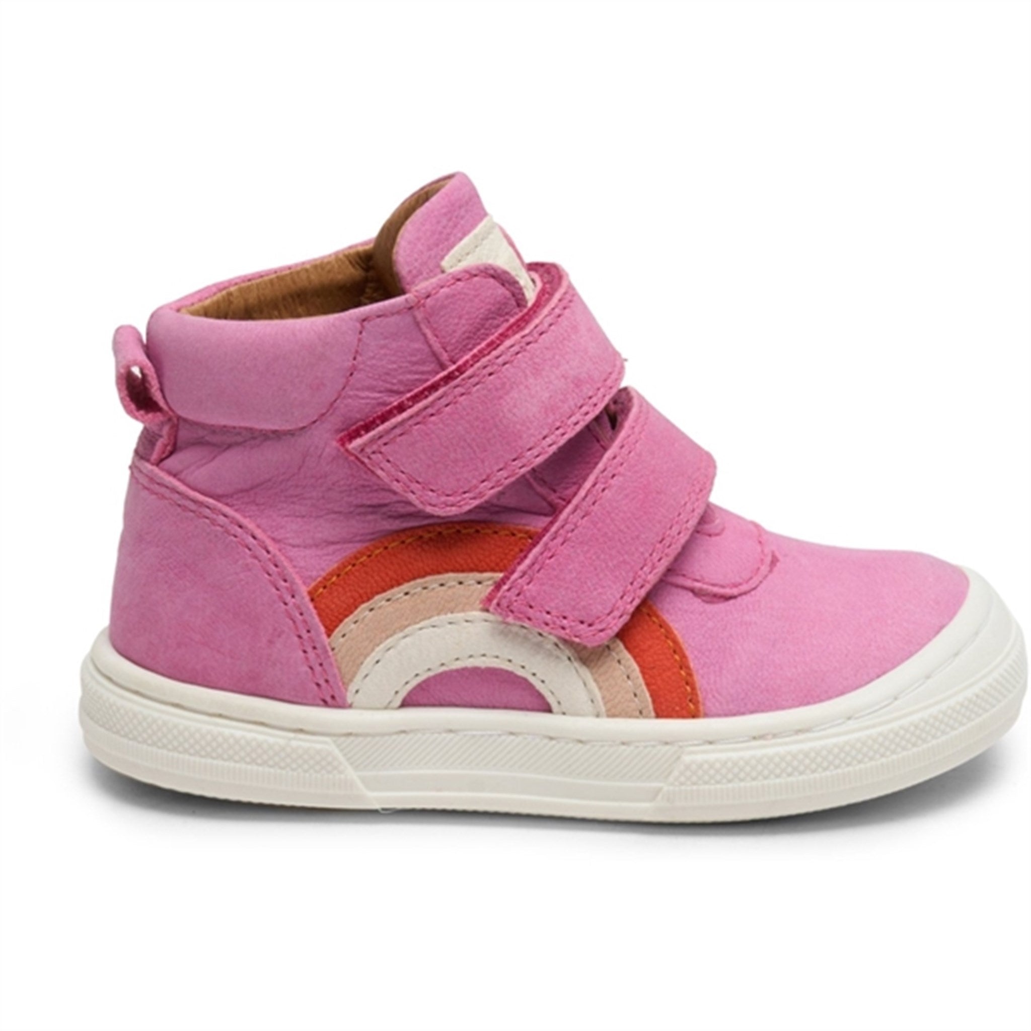 Bisgaard Rainbow Velcro Shoe Pink 2