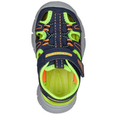 Skechers Relix Lightweight River Sandal Navy Lime 4