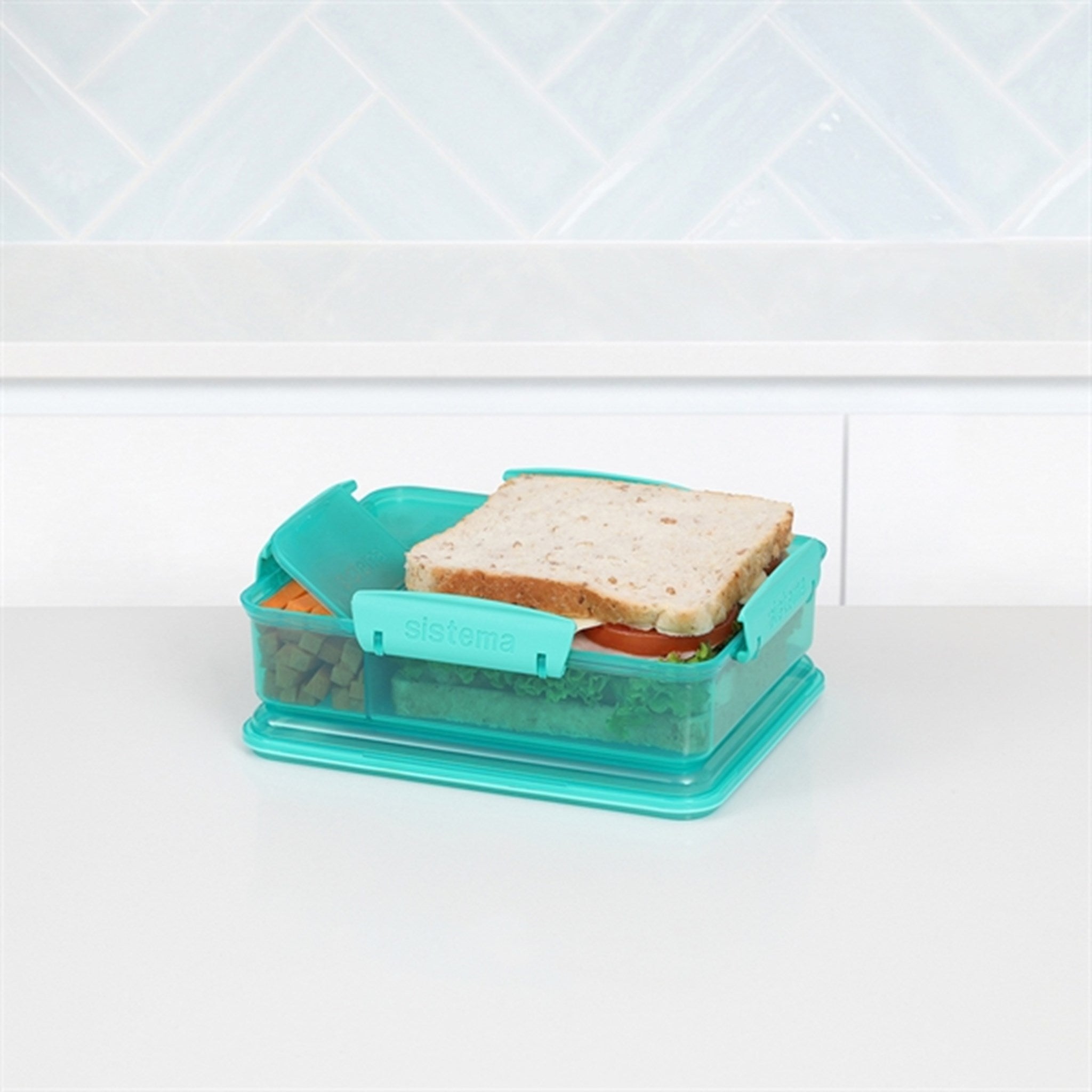 Sistema Snack Attack Duo Lunch Box 975 ml Teal 3